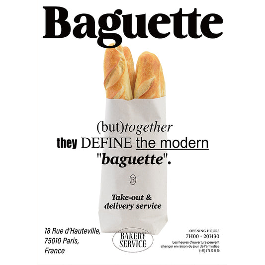 베르블루 BAGUETTE Poster (바게뜨 포스터 A4,A3 2 Size)