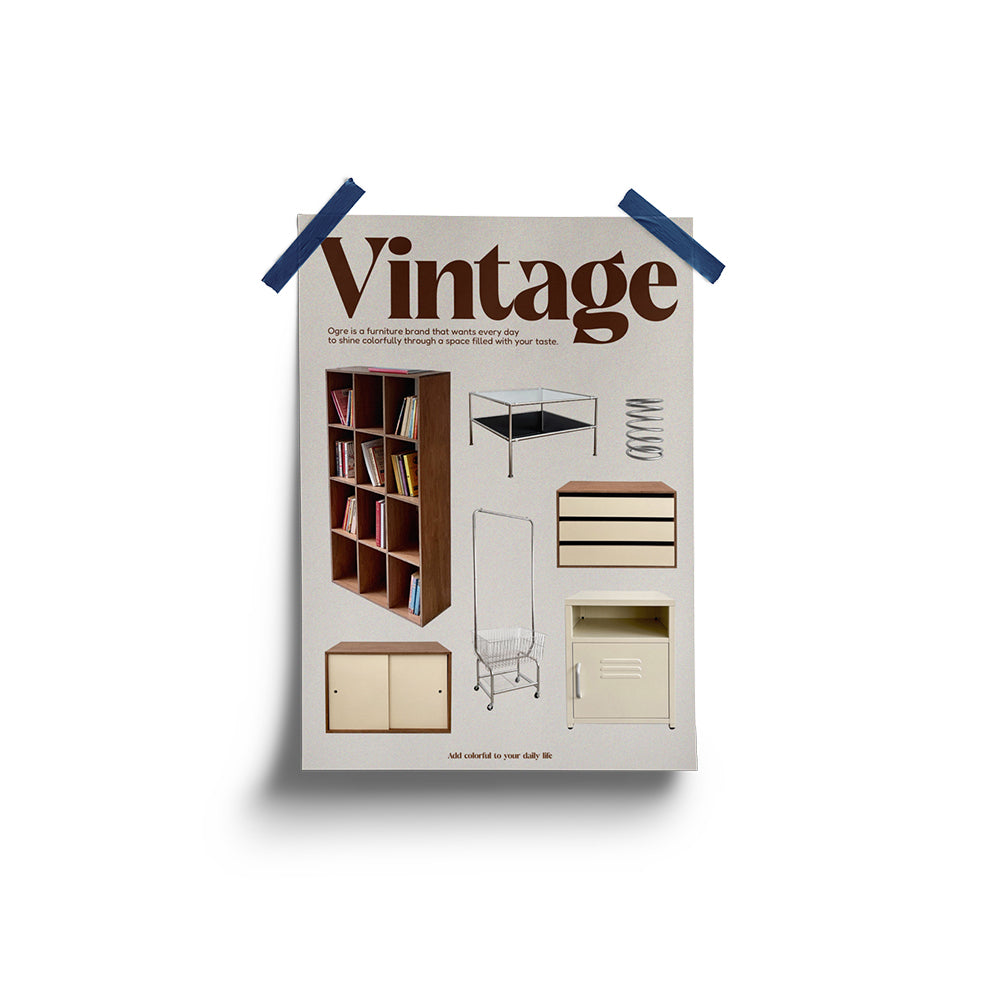 O'gre オグレ 家具 ポスター