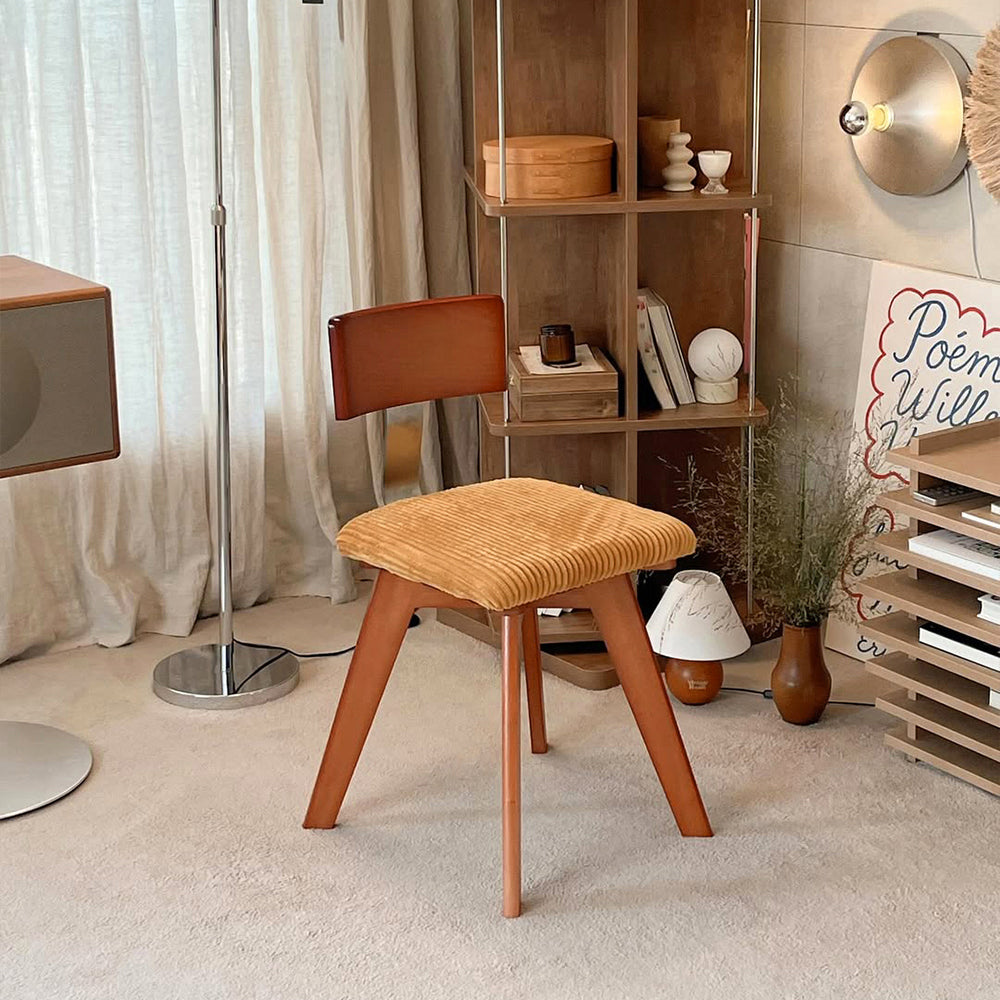 VAMIR バミル キャラメルコーデュロイチェア