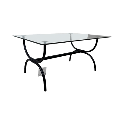 VAMIR バミル オービットガラスカーブテーブル (幅80cm)