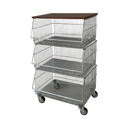 O'gre オグレ リトル3段バスケットトロリー