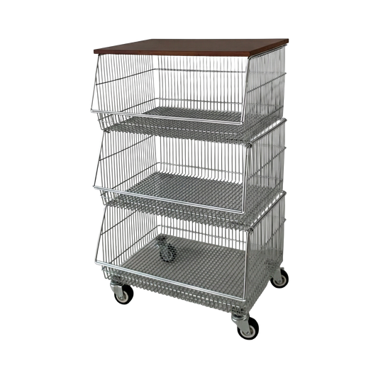 O'gre オグレ リトル3段バスケットトロリー