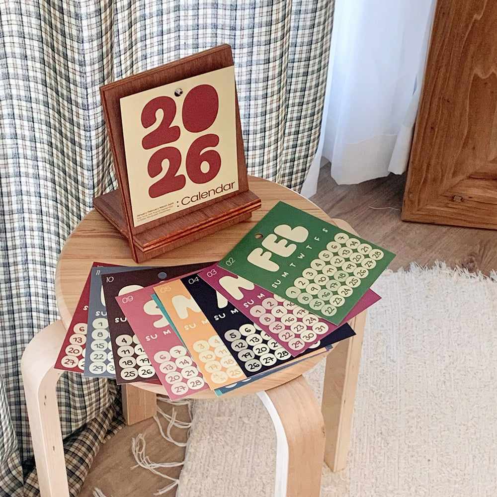 오그레 2026 미니 탁상 달력