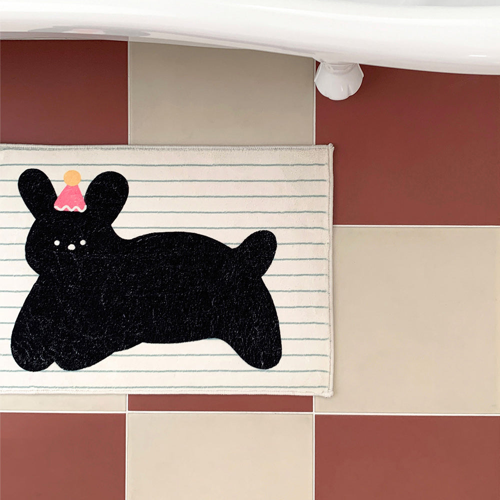 베르블루 BUNNY PUPPY FOOT MAT (버니퍼피 발매트 2ea)